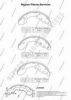 NPS S350I25 Brake Shoe Set